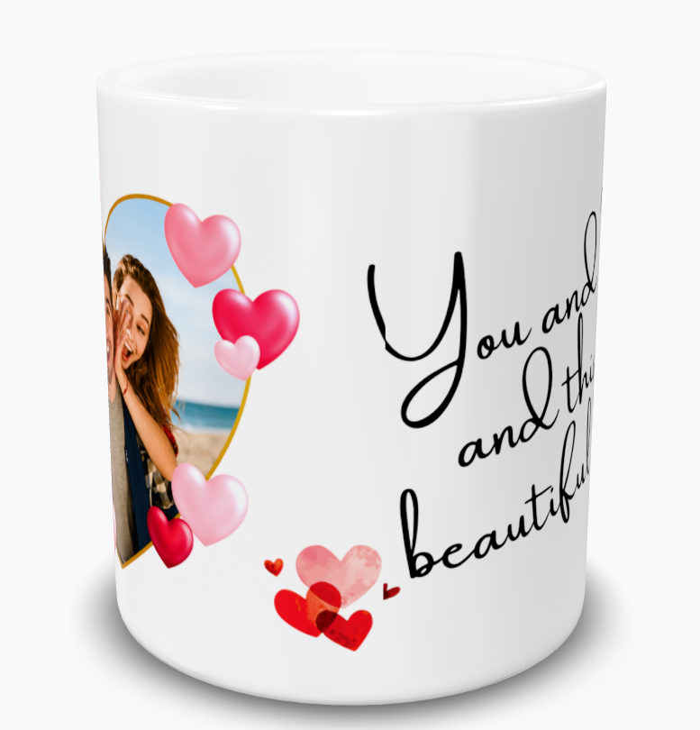 You & I Personalized Couple Photo Mug by TheMugProjekt | 101