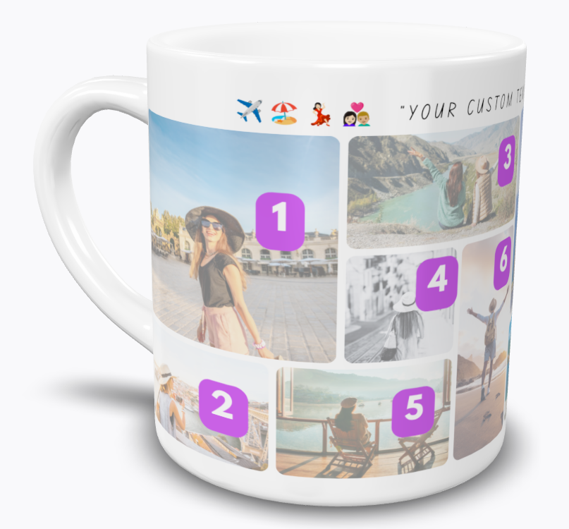 The Travelogue Mug | Custom Travelogue Mug | 106