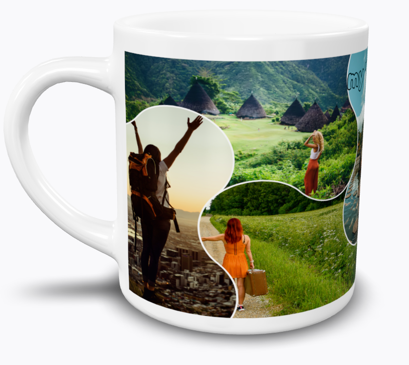 Personalized Travel Photo Mug #104 , Custom Vacation Mug, Travel Memory Mug, Travel Lover Gift, Wanderlust Coffee Cup, Adventure Keepsake, Photo Mug