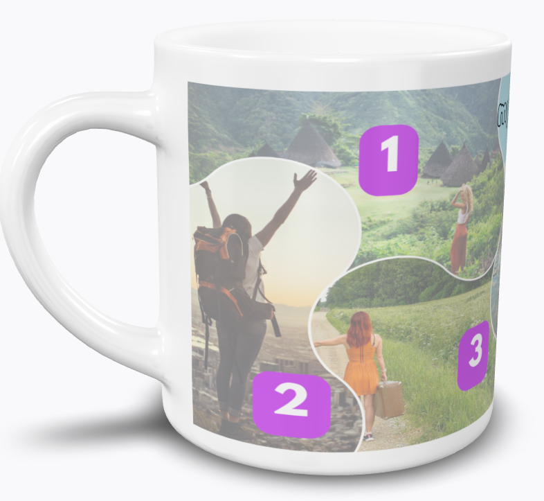 Personalized Travel Photo Mug #104 , Custom Vacation Mug, Travel Memory Mug, Travel Lover Gift, Wanderlust Coffee Cup, Adventure Keepsake, Photo Mug